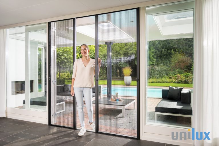 Unilux dubbele plissédeur