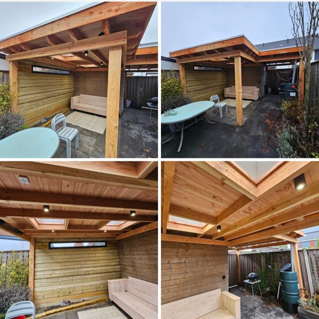 Houten veranda