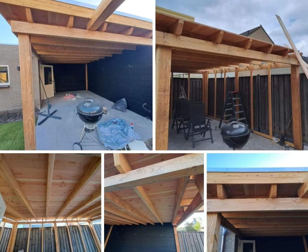 Houten veranda